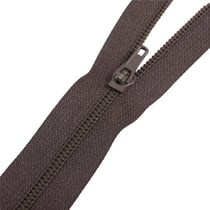 Fermeture non séparable mailles spirales spéciale pantalon - marron