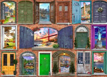 Puzzle 1500 pièces - Doors of USA - Bluebird Puzzle