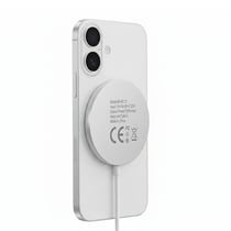 Mayaxess Chargeur Magsafe pour iPhone 16 Plus 15W Magnétique Blanc