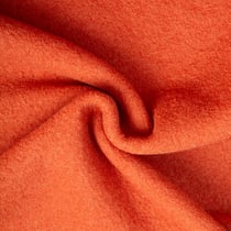 Tissu 100% Laine Bouillie uni Orange