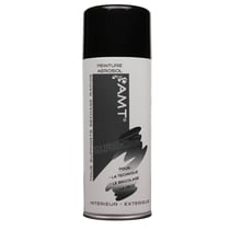 Bombe de peinture noir brillant 330ml - Amt