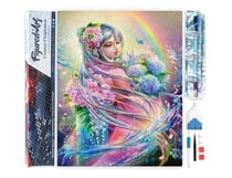 Diamond Painting Broderie Diamant Figured’Art 40x50cm toile entière roulée avec diamants carrés - Femme Fantaisie