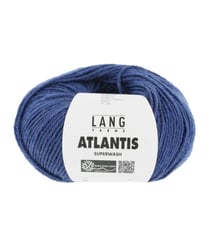 Pelote de laine vierge ATLANTIS - Lang Yarns 0134 bleu