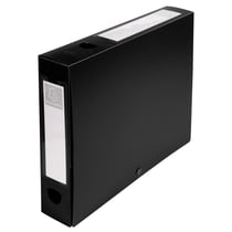 Boite de classement à pression Dos 60mm polypropylène 7/10e Opaque - A4 - Noir - x 10 - Exacompta