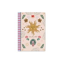 Carnet souple A6 - Le Soleil brillante- Hirondelles & Cie