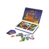 Jeu couleur et forme Janod Magneti Book Dragons