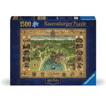 Puzzle La carte de Poudlard 1500 pièces - Ravensburger