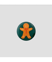 Bouton polyester Bonhomme en pain d'épices, à pied 18mm - Prym 28 Vert