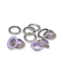 Boîtes de 15 Œillets avec Rondelles 14 mm - Prym Lilas