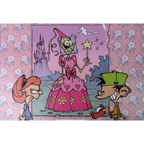 Puzzle maxi kidpaddle et carole refont le portrait de la fee 150 pieces kid paddle - nathan - 868391