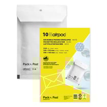Enveloppes à bulles - 10x16,5cm - Référence A - Auto adhésive - Lot de 10 - GPV