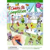 DECALCOMANIES CHIENS DE COMPETITON ET DECOR A4