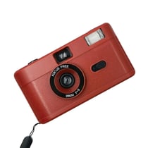 Appareil Photo Enfant Réutilisable Avec Flash Intégré Et Objectif 28mm Rouge YONIS