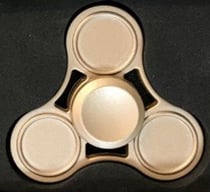 hand Spinner gold rosé en métal avec son coffret