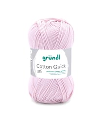 Fil à tricoter COTTON QUICK UNI - Gründl - PPSC - certifié Oeko-Tex 106 Rose