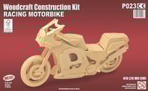 Maquette en bois Moto de course