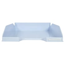 Corbeille à courrier Combo Midi Aquarel - Bleu pastel - x 6 - Exacompta