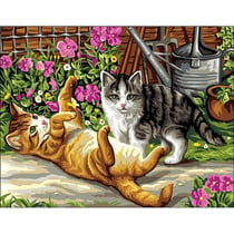 Princesse - Canevas antique Les petits fripons Rafael Angelo 50x65cm
