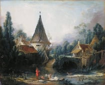 Puzzle 1000 pièces - François Boucher: Beauvais - DToys