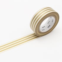 Masking tape lignes or - border gold 2 - 7 m x 15mm