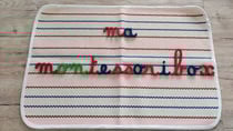 Tapis écriture alphabet Montessori