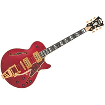 Deluxe Bob Weir 3 Signature Satin Trans Wine D'Angelico