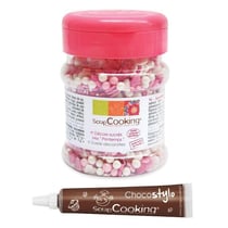 Décors sucrés Printemps + 1 Stylo chocolat