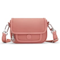 Petit sac avec bandoulière Kipling INAKI S convertible en sac banane Almost Rose