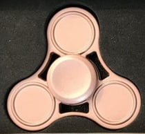 hand Spinner rose en métal avec son coffret