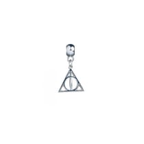 Harry Potter - Breloque plaquée argent Deathly Hallows