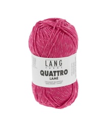 Fil à tricoter de coton QUATTRO LAME - Lang Yarns 065 Rose