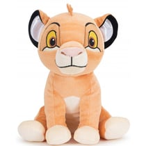 Peluche disney le roi lion : simba 26 cm - licence disney - nicotoy