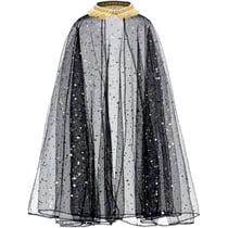 Cape Sorcière Noir - Taille Unique