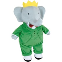 Peluche - Peluche Éléphant Babar +/- 40 cm - En peluche douce - Idéale pour créer des histoires et décorer la chambre !