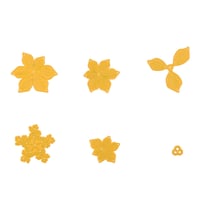 Gabarit de découpe pour machine - Nellie's Choice - Poinsettia Étoile de Noël - 6 pièces