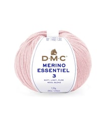 Pelote de laine Merino Essentiel 3 - DMC - Certifié Oeko-Tex 981 Rose