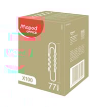 Trombones ondulés - 70mm - Boîte de 1000 - Maped