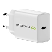 Mayaxess Chargeur Rapide pour Samsung Galaxy S25 USB-C 20W Blanc