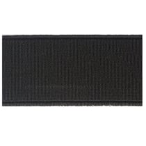 Bobine 25m élastique côtelé Noir