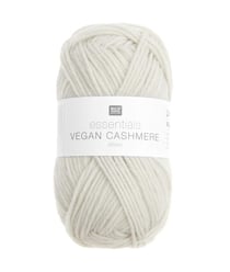 Fil à tricoter Essentials Vegan Cashmere aran - Rico Design 01 Creme