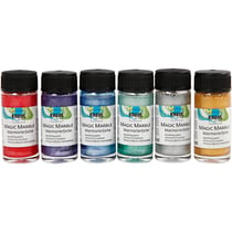 Assortiment de peintures Magic Marble - Métallique - 20 ml - 6 pcs
