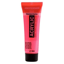 Peinture acrylique en tube - Rose reflex - 384 - Amsterdam - 20ml