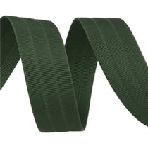 Bobine 10m sangle gros grain Vert Bouteille 30mm
