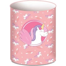 Pot à crayons - Licorne - Rose - Bureau enfant - Métal - Fournitures scolaires