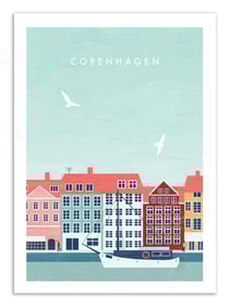 Affiche - Copenhagen - Katinka Reinke
