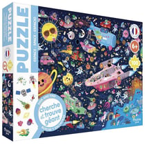 Puzzle 100 pièces - Cherche et Trouve Espace - AUZOU