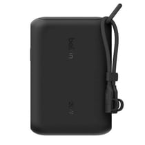 Belkin Powerbank 10000mAh 2 Ports USB-C Power Delivery 20W BoostCharge avec Câble USB-C Noir