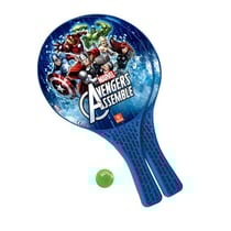 Jeu raquettes de plage avengers marvel + balle - beach tennis - mondo - plein air