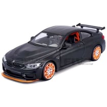 Voiture miniature de collection - BMW - M4 GTS - Échelle 1/24 - Matte Black / Orange - Réf. 31246BK