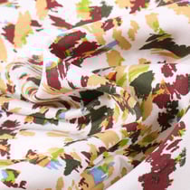 Tissu Viscose Pinceau sur fond Blanc